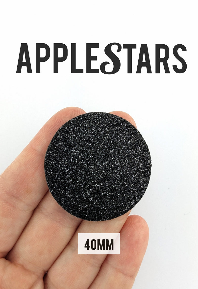 Rond AppleStars Noir 40mm