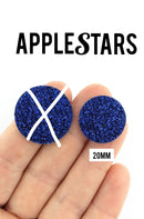 Rond AppleStars Bleu 20 mm