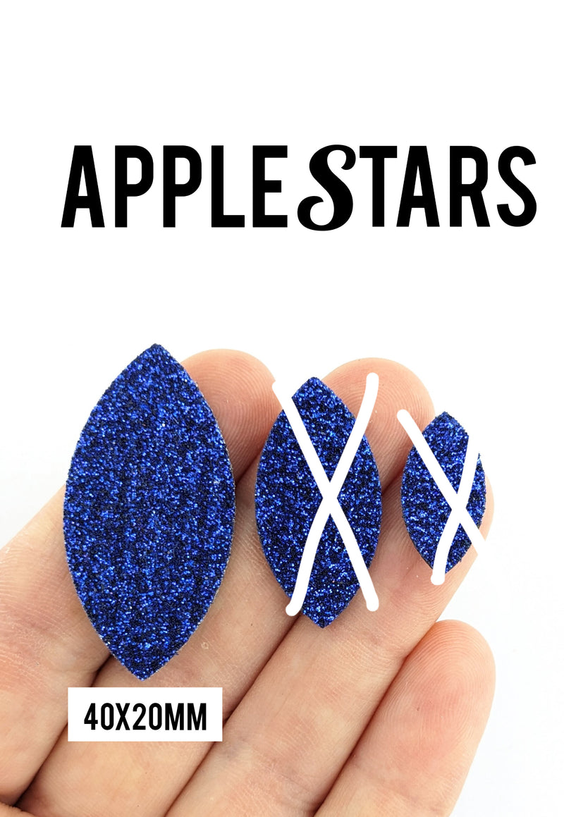 Feuille 40x20mm AppleStars Bleu