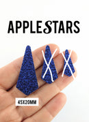 Pampille AppleStars Bleu 45 x 20 mm