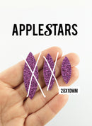 Navette AppleStars Violet 28 x 10 mm