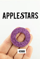 Rond ajouré AppleStars Violet