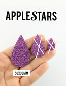 Goutte AppleStars Violet 50 x 30 mm
