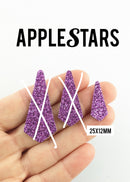 Pampille AppleStars Violet 25 x 12 mm