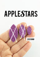 Feuille AppleStars Violet 20 x 10 mm