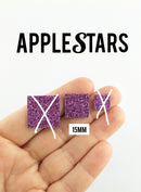 Carré AppleStars Violet 15 mm