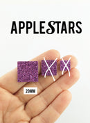 Carré AppleStars Violet  20 mm