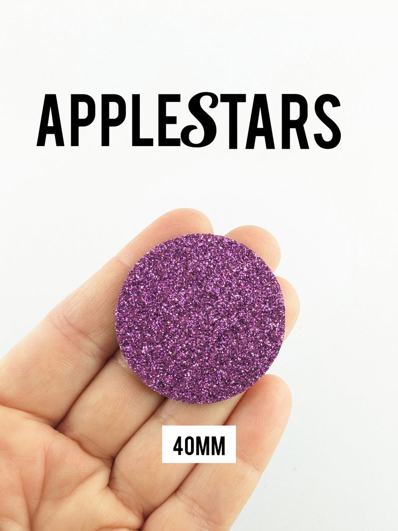 Rond AppleStars Violet 40mm
