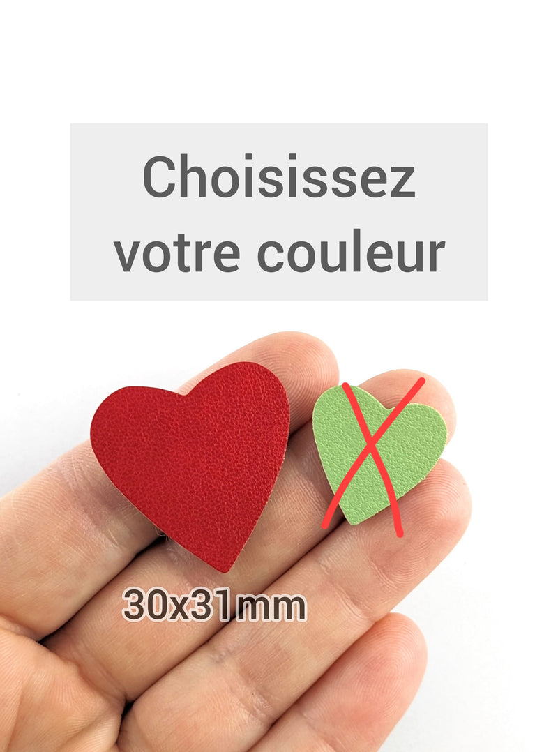 Nouveau Coeur AppleStars Rouge 30x31mm