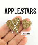 Nouveau Coeur AppleStars Or 20 x 21 mm