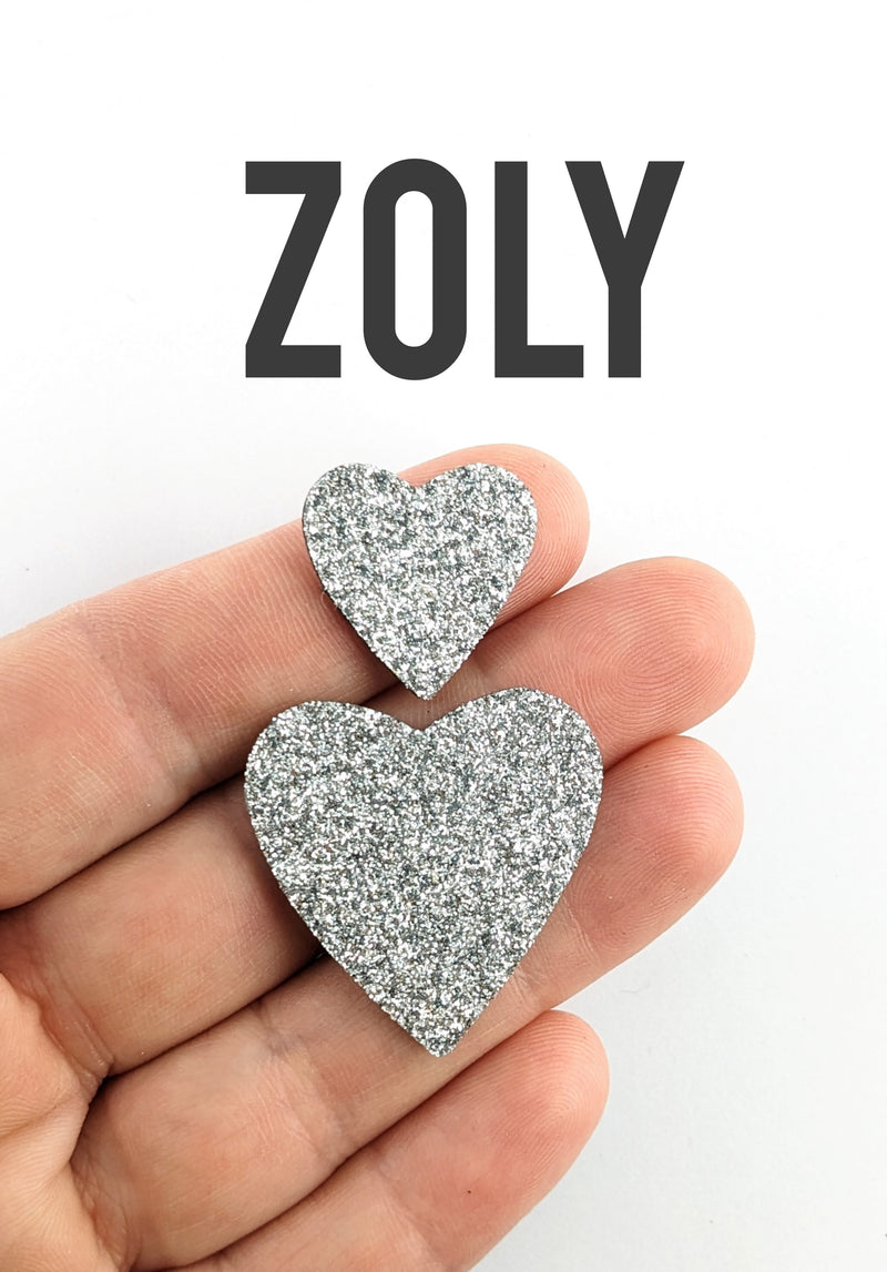 Nouveaux Coeur AppleStars Argent 30x31mm