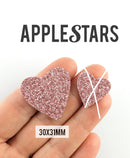 Nouveau Coeur AppleStars Or rose 30 x 31 mm