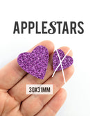 Nouveau Coeur AppleStars Violet 30 x 31 mm