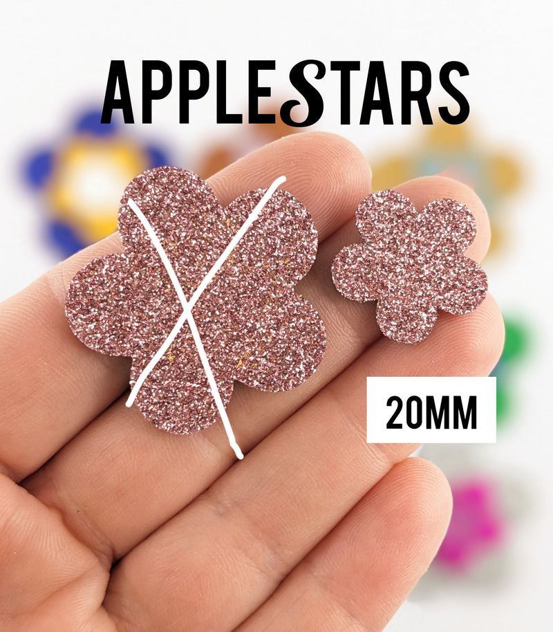 Fleur AppleStars Or rose 20mm