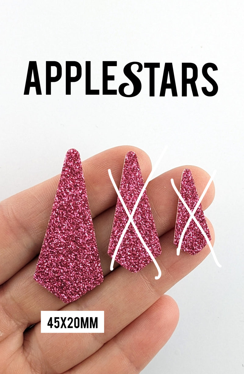Pampille AppleStars Rose 45x20mm