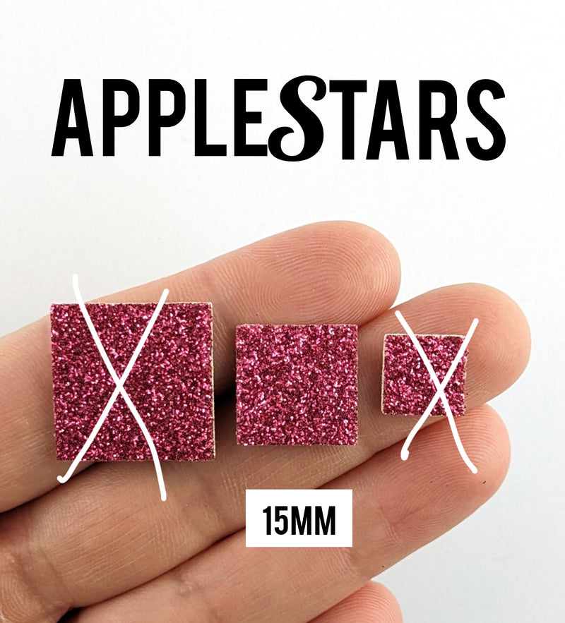 Carré AppleStars Rose 15mm