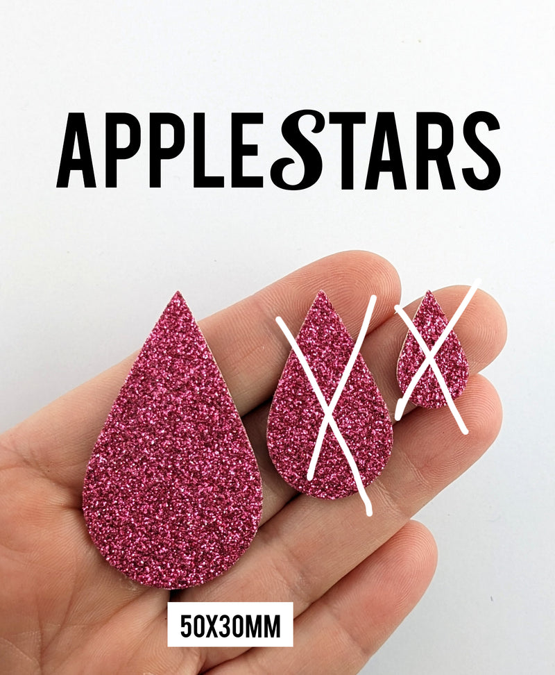 Goutte AppleStars Rose 50x30mm
