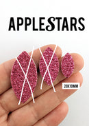 Feuille AppleStars Rose 20 x 10 mm