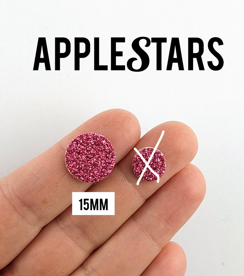 Rond AppleStars Rose 15mm