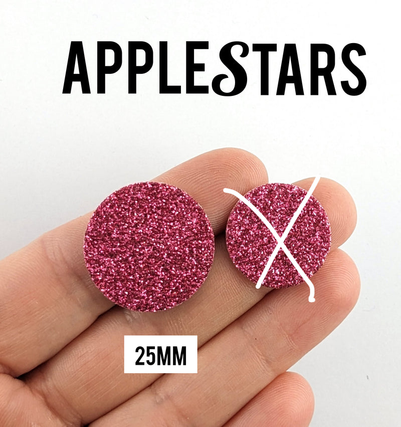 Rond AppleStars Rose 25mm