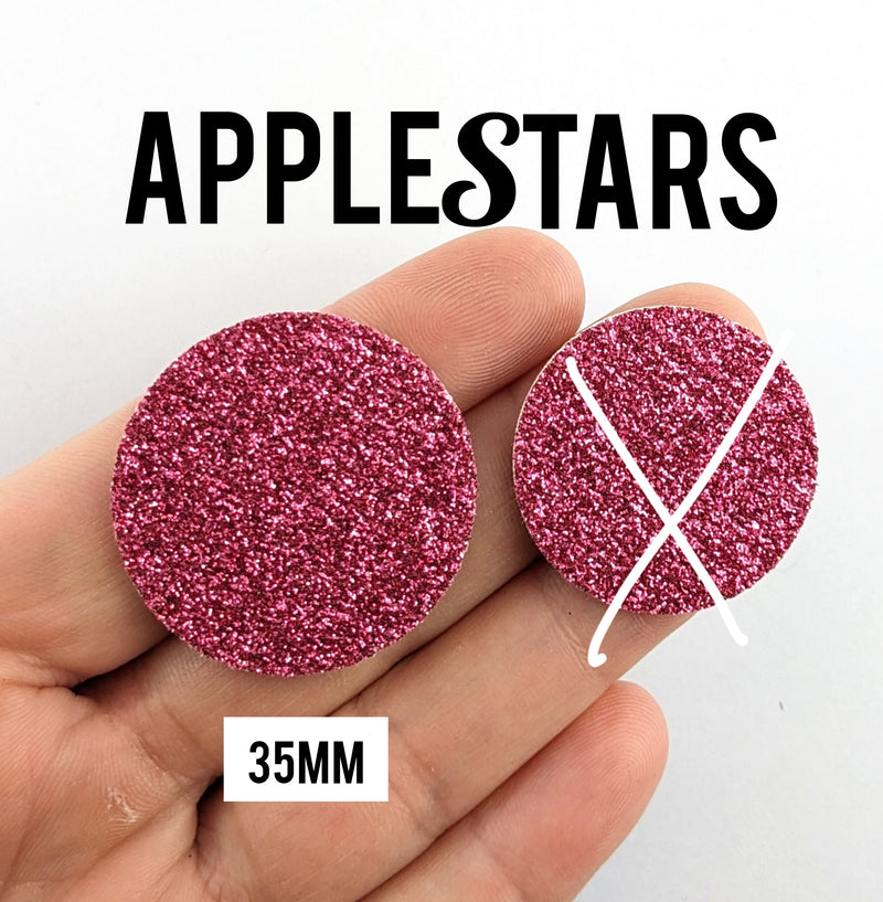 Rond AppleStars Rose 35mm
