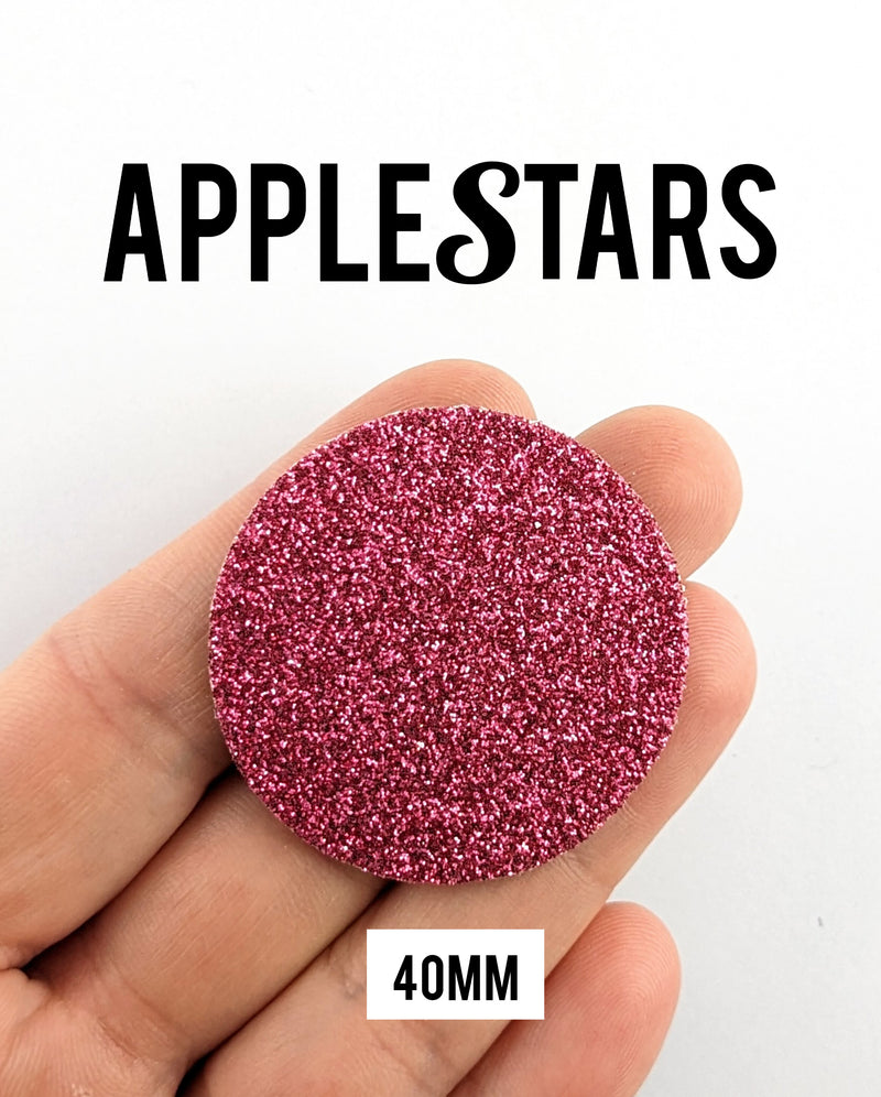 Rond AppleStars Rose 40mm