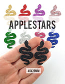 Serpents duo AppleStars Noir 40x25mm