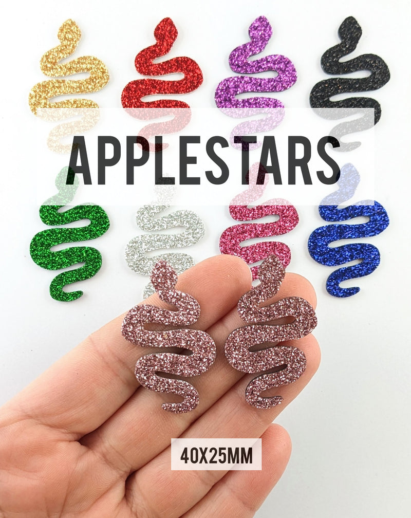 Serpents duo AppleStars Or rose 40x25mm