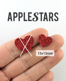 Coeur AppleStars Rouge 15 x 13 mm