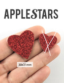 Nouveau Coeur AppleStars Rouge 30 x 31 mm