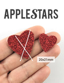 Nouveau Coeur AppleStars Rouge 20 x 21 mm