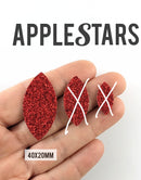 Feuille AppleStars Rouge 40 x 20 mm