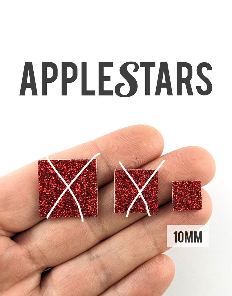 Carré AppleStars Rouge 10mm