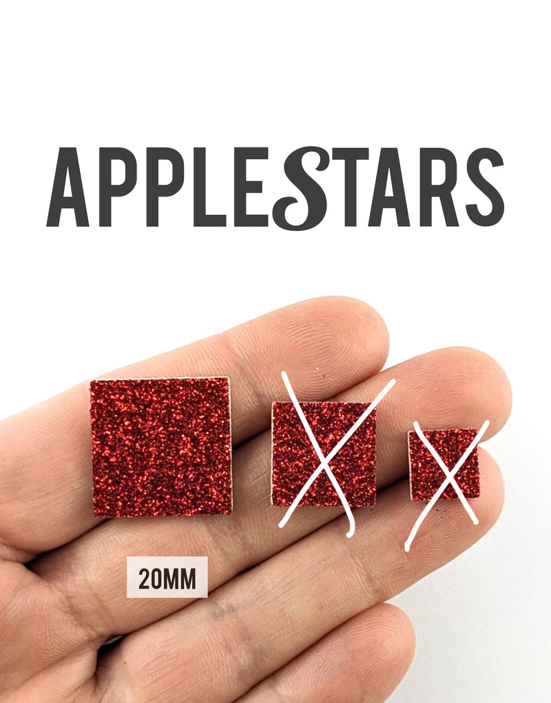 Carré AppleStars Rouge 20mm