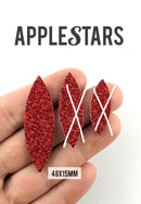 Navette AppleStars Rouge 48 x 15 mm