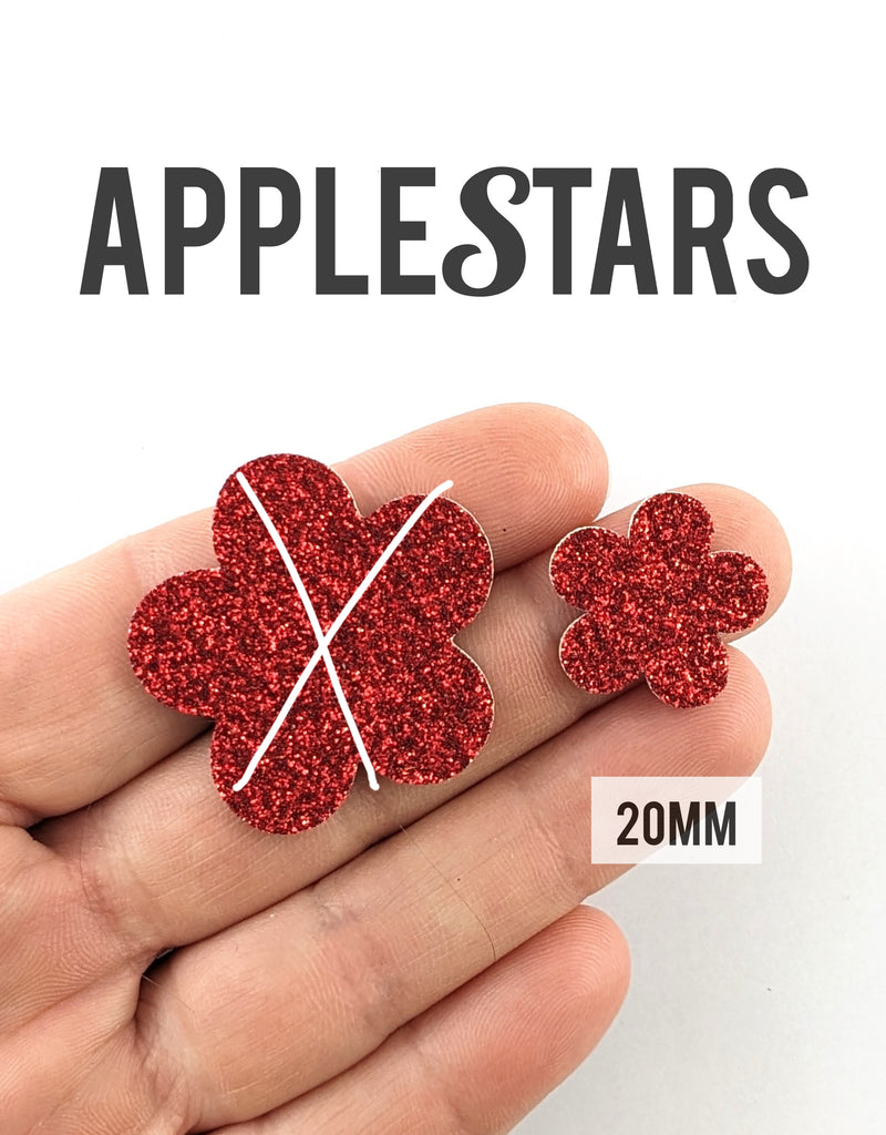 Fleur AppleStars Rouge 20mm