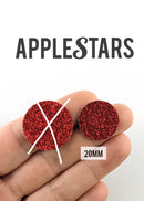 Rond AppleStars Rouge 20 mm
