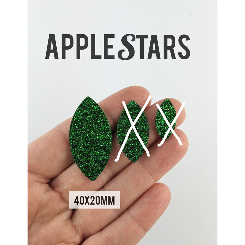 Feuille 40x20mm AppleStars Vert