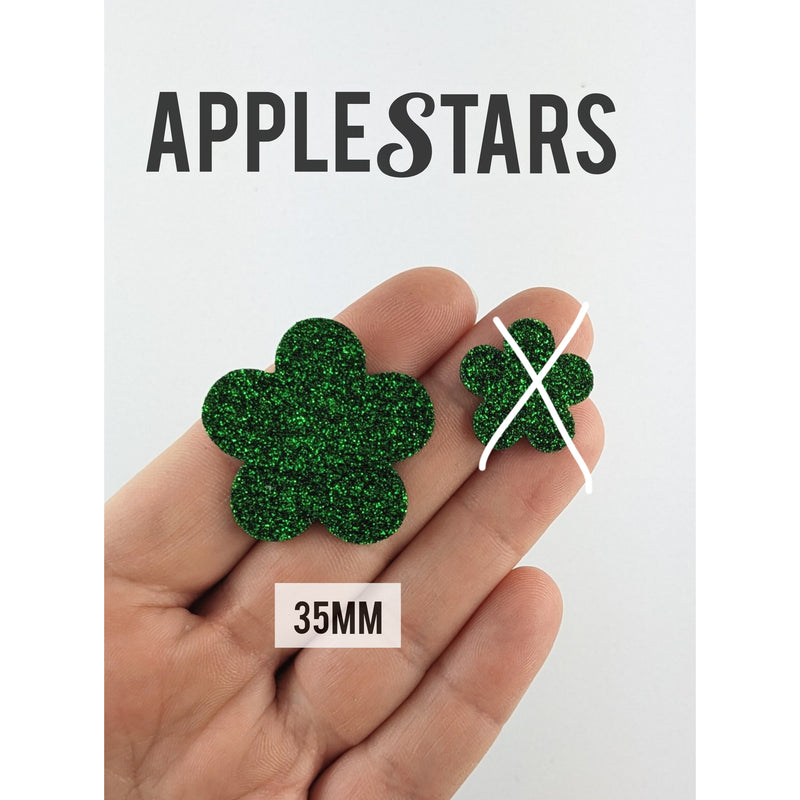 Fleur AppleStars Vert 35mm