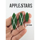 Navette AppleStars Vert 28 x 10 mm