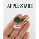 Rond AppleStars Vert 15 mm