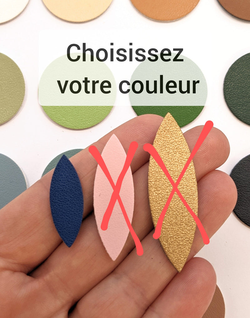 Navette 28x10mm AppleStars Rouge