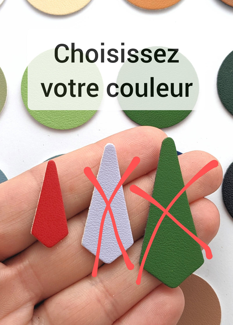 Pampille AppleStars Rouge 25x12mm