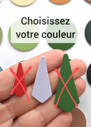 Pampille AppleStars Vert 35 x 16 mm