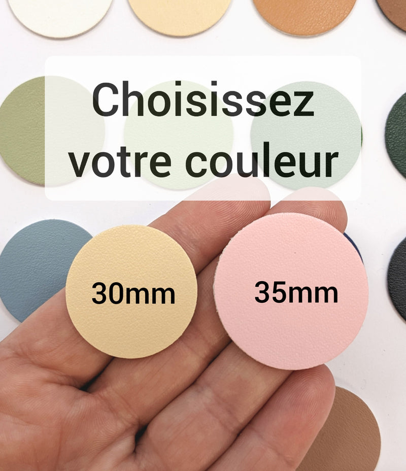 Rond AppleStars Or rose 30mm
