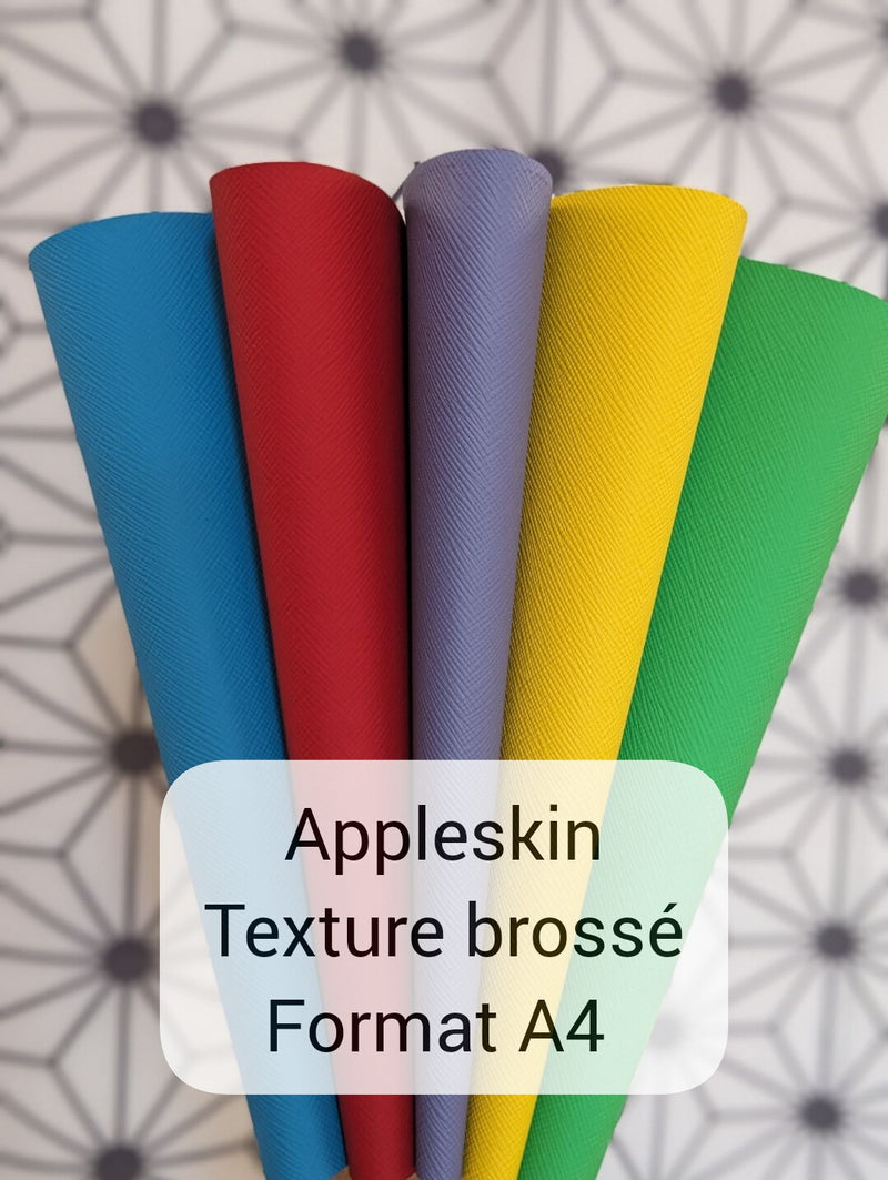 Appleskin Texture brossé  format A4