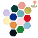 Cuir de pomme lisse : l'hexagone 20 mm