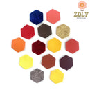 Cuir : l'hexagone 20 mm