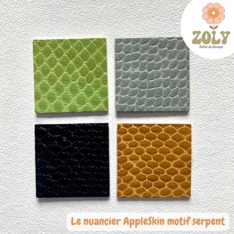 AppleSkin motif serpent caramel beurre salé