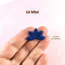 AppleStars bleu : le lotus